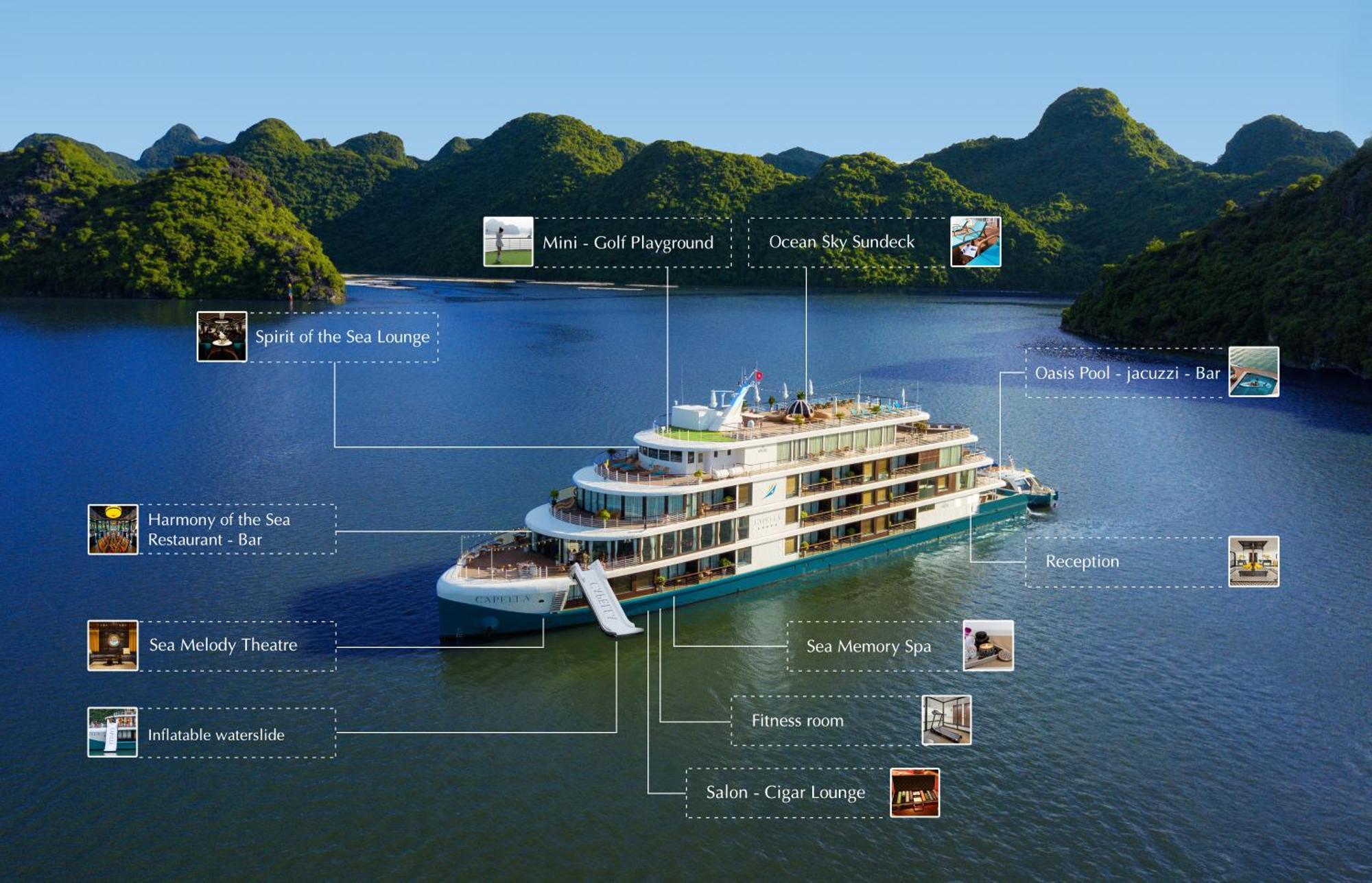 Halong Capella Cruise - Member Of Lyra Cruise Collection Hotel Ha Long Exterior photo